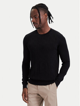 KARL LAGERFELD KARL LAGERFELD Sweter 655011 564301 Czarny Regular Fit
