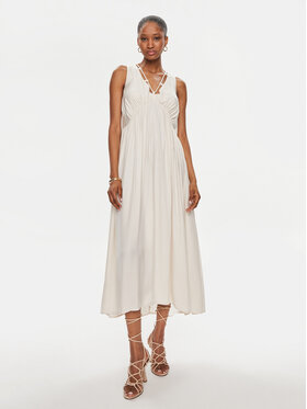 PINKO Pinko Hétköznapi ruha Nemesi Abito 103562 A1WU Ekru Regular Fit