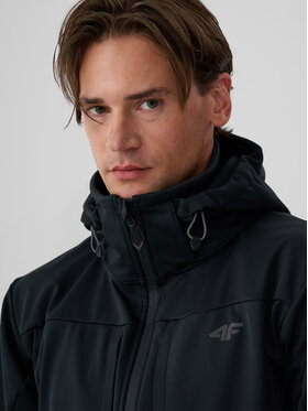 4F 4F Kurtka outdoor active Czarny Regular Fit