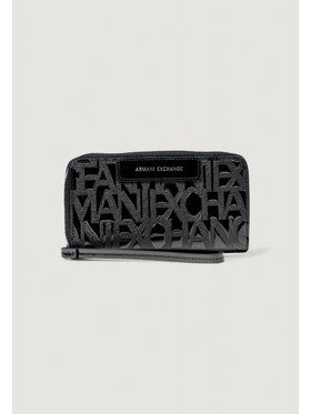 Armani Exchange Armani Exchange Didelė Moteriška Piniginė XW001606 AF17290 UC001 Juoda