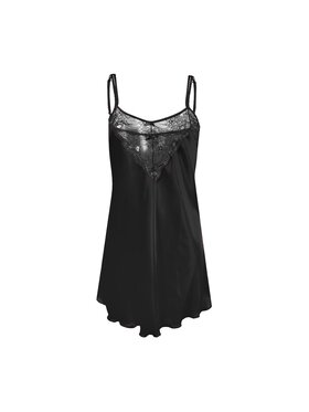 DKaren Lingerie DKaren Lingerie Koszula nocna Carla Fioletowy Classic Fit