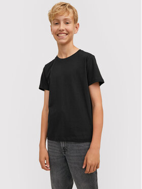 Jack&Jones Junior 3 marškinėlių komplektas Organic 12210989 Juoda Regular Fit