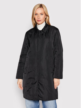 Calvin Klein Calvin Klein Płaszcz przejściowy K20K204166 Czarny Regular Fit