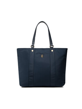 Tommy Hilfiger Tommy Hilfiger Geantă My Tommy Tote AW0AW11998 Bleumarin