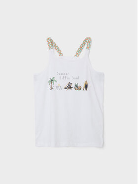 NAME IT NAME IT Top 13214959 Bijela Slim Fit
