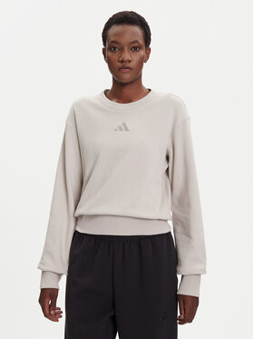 adidas adidas Majica dugih rukava ALL SZN French Terry JV9816 Bež Regular Fit