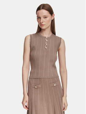 Guess Guess Palaidinė W6YR24 Z0970 Tamsiai smėlinė Slim Fit
