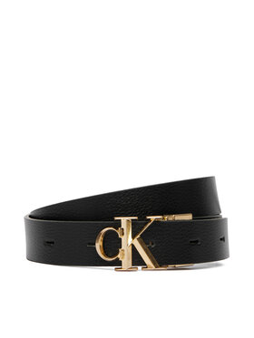 Calvin Klein Calvin Klein Pasek Damski Facet Ck 25Mm Pebble Rev/Adj LV04F7044G Czarny