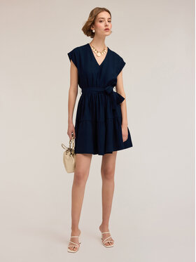 Motivi Motivi Vestito da giorno 7095W001502N034 Blu Flare Fit