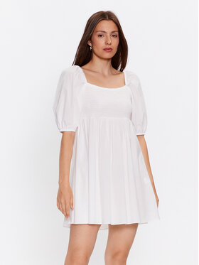Glamorous Glamorous Poletna obleka AN4238 Bela Regular Fit