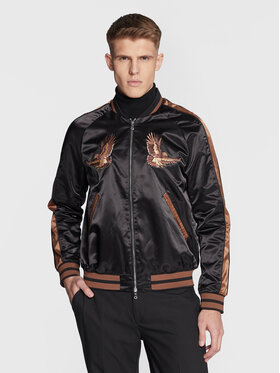 J.Lindeberg J.Lindeberg Куртка бомбер Eagle Varsity FMOW07327 Чорний Regular Fit