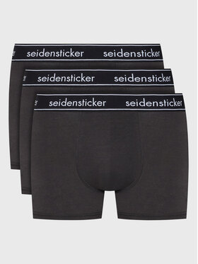 Seidensticker Seidensticker Комплект 3 чифта боксерки 12.200020 Черен