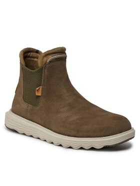 Hey Dude Hey Dude Členková obuv s elastickým prvkom Branson Boot M Craft Leather 40187-337 Hnedá