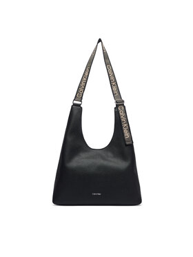 Calvin Klein Calvin Klein Geantă Webbing Adj Strap Large Shoulder LV04F3643G Negru