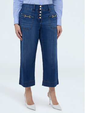 Fiorella Rubino Fiorella Rubino Jeansy P459T005148N024 Niebieski Cropp Fit