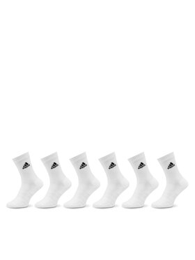 adidas adidas Hohe Unisex-Socken Cushioned Sportswear Crew Socks 6 Pairs HT3453 Weiß