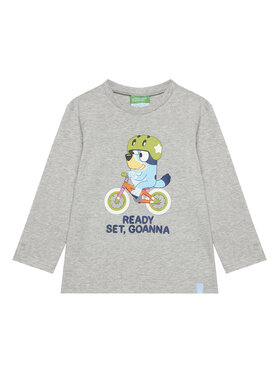 United Colors Of Benetton United Colors Of Benetton Bluzka 3I1XG10KH Szary Regular Fit