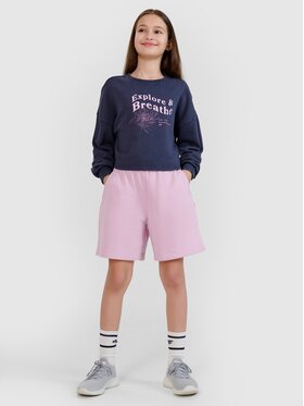 4F 4F Szorty sportowe 4FJWspring_summer_2025TSHOF483 Fioletowy jasny Regular Fit