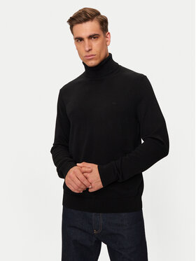 Michael Kors Michael Kors Bluză cu gât CF460F97AP Negru Regular Fit