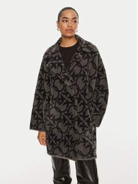 PINKO Pinko Демісезонний плащ Toro 101573 A21Q Сірий Relaxed Fit