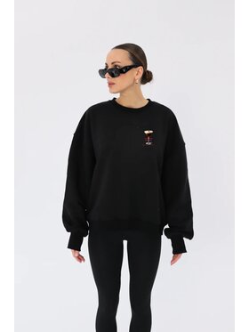 Chiara Wear Chiara Wear Bluza Bluza damska oversize ESPRESSO MARTINI Czarny Oversize