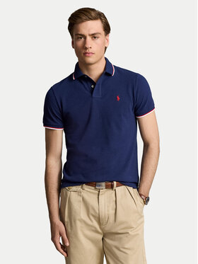 Polo Ralph Lauren Polo Ralph Lauren Поло Classics 710842621003 Cиній Slim Fit