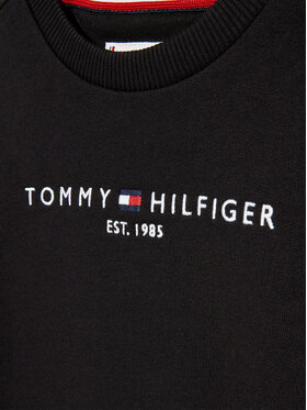 Tommy Hilfiger Majica Dugih Rukava Essential KS0KS00212 M Crna Regular Fit