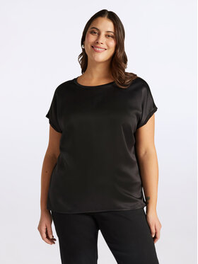 Fiorella Rubino Fiorella Rubino T-shirt G613L708232N033 Nero Regular Fit