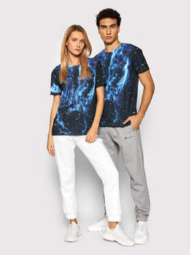 Mr. GUGU & Miss GO Marškinėliai Unisex Cygnus Loop Tamsiai mėlyna Regular Fit