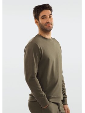 DKaren Lingerie DKaren Lingerie Bluza Justin Męska Khaki Classic Fit