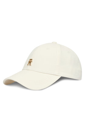 Tommy Hilfiger Tommy Hilfiger Kapa s šiltom Th Elevated Chic Cap AW0AW17631 Bela