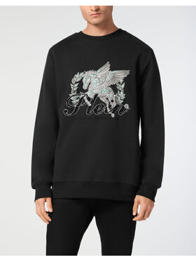 PHILIPP PLEIN PHILIPP PLEIN Bluza 23427 Czarny Regular Fit