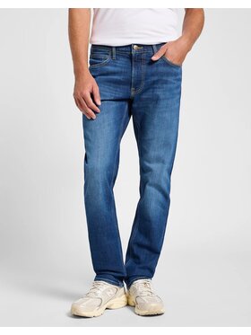 Lee Lee Jeansy DAREN ZIP FLY Niebieski Straight Leg