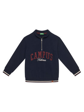 United Colors Of Benetton United Colors Of Benetton Felpa 32N4C10PS Blu scuro Regular Fit