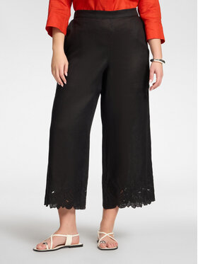 Elena Mirò Elena Mirò Spodnie materiałowe P003P000489N033 Czarny Regular Fit