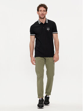 Aeronautica Militare Polo 241PO1758P191 Crna Regular Fit