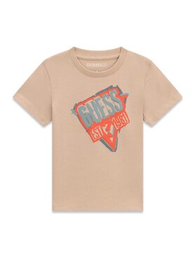 Guess Kids Guess Kids T-Shirt 182372 Béžová Classic Fit