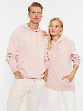Converse Converse Sweatshirt Standard Fit Left Chest Star Chev Emb Hoodie Bb 10024509-A20 Rosa Regular Fit