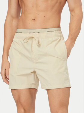 Calvin Klein Swimwear Calvin Klein Swimwear Szorty kąpielowe LV00N61017 Szary Regular Fit