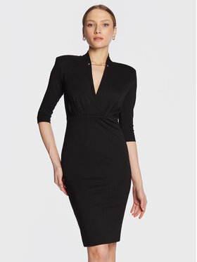 Liu Jo Liu Jo Коктейльна сукня CA3091 J1881 Чорний Slim Fit