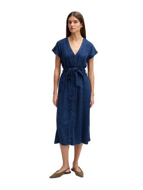 Lee Lee Sukienka jeansowa 112376936 Granatowy Regular Fit