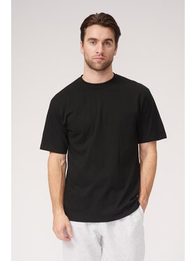 TeeShoppen TeeShoppen T-Shirt 'Oversized Collection' Czarny Oversize