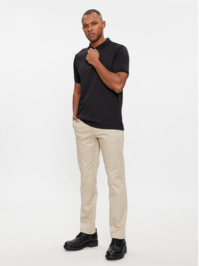 Calvin Klein Chino Hlače K10K110963 Bež Slim Fit