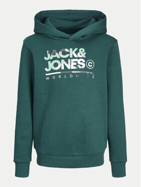 Jack&Jones Junior Jack&Jones Junior Majica dugih rukava Luke 12259795 Zelena Standard Fit