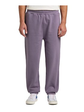 Lee Lee Spodnie dresowe L74JPTTZ Fioletowy Relaxed Fit