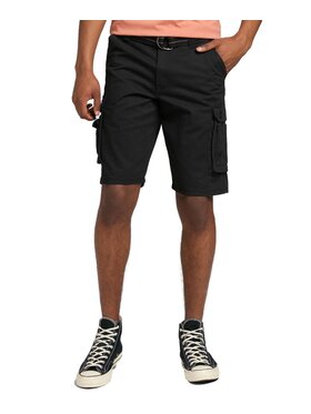 Lee Lee Szorty materiałowe L75AVX01 Czarny Loose Fit