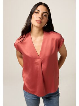 Oltre Oltre T-Shirt G268J104217N029 Różowy Regular Fit