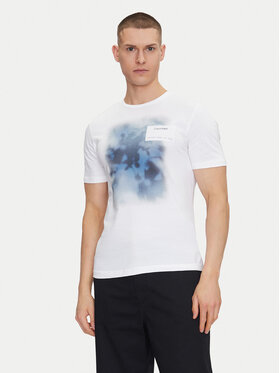 Calvin Klein Calvin Klein T-shirt Photo Print K10K114157 Bianco Regular Fit