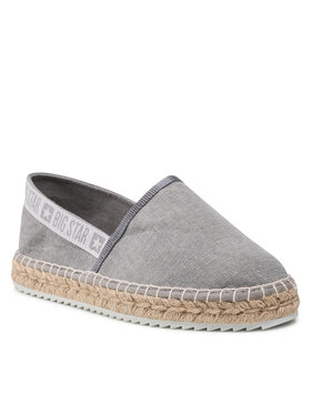 Big Star Shoes Big Star Shoes Espadryle JJ274876 Szary