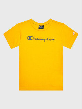 Champion Champion Marškinėliai 305365 Geltona Regular Fit